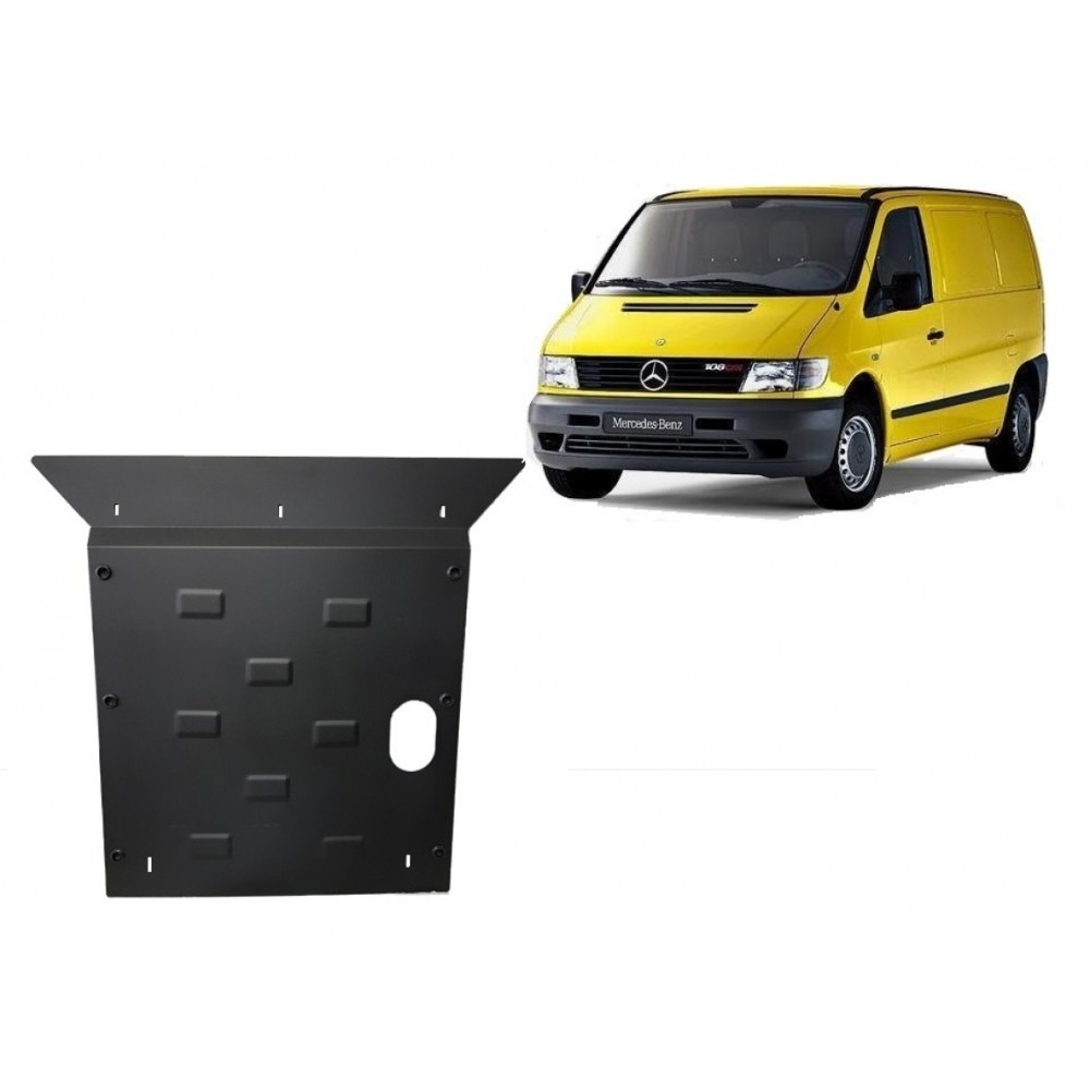 Blindage Moteur Boîte Mercedes Vito W638 1996-2003 Acier 2 mm